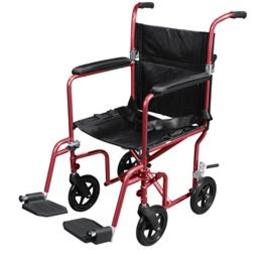 Image for product - Flyweight Lightweight Transport Wheelchair With Removable Wheels