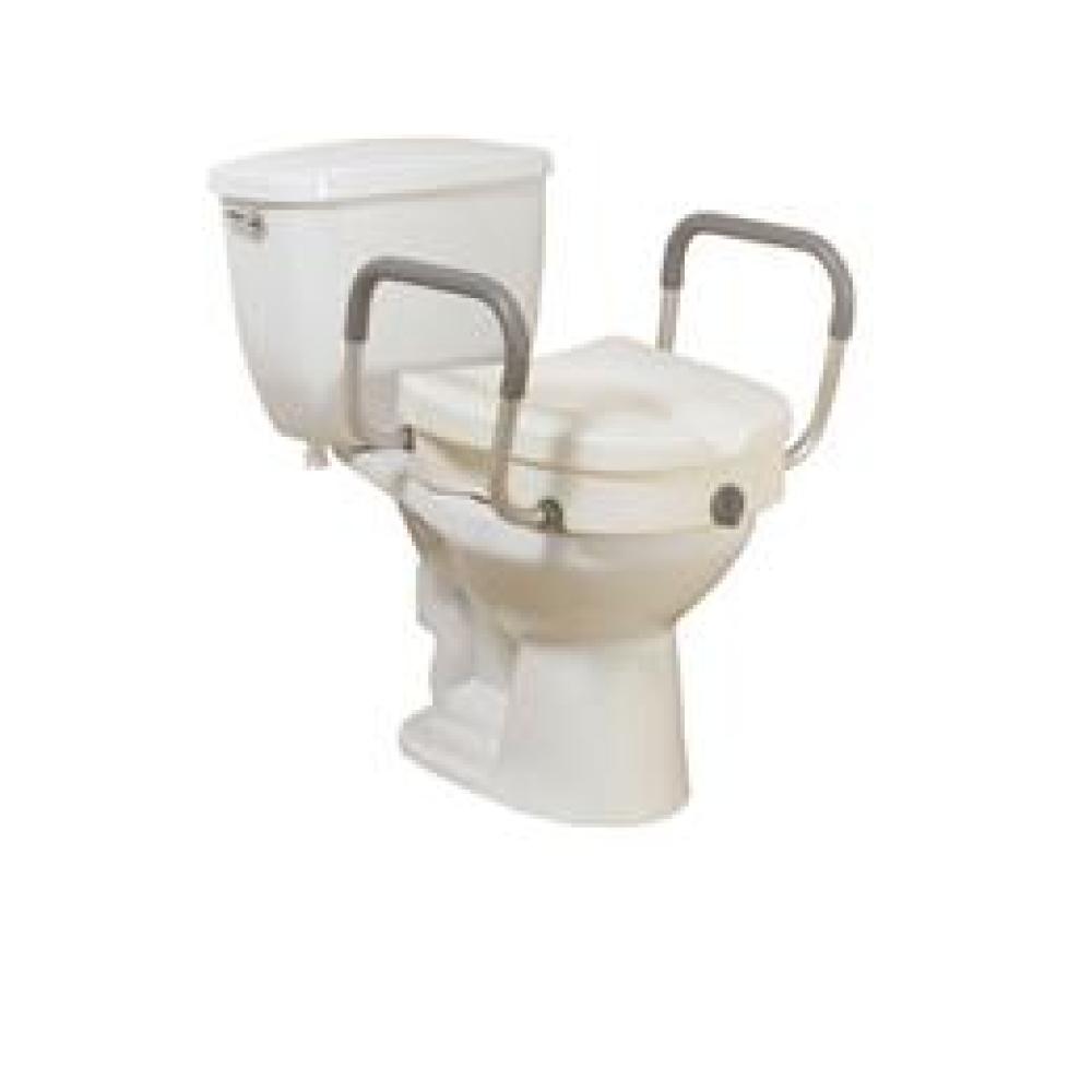 Image for product - Raised Toilet Seat With Removable Padded Arms Image for product - Raised Toilet Seat With Removable Padded Arms