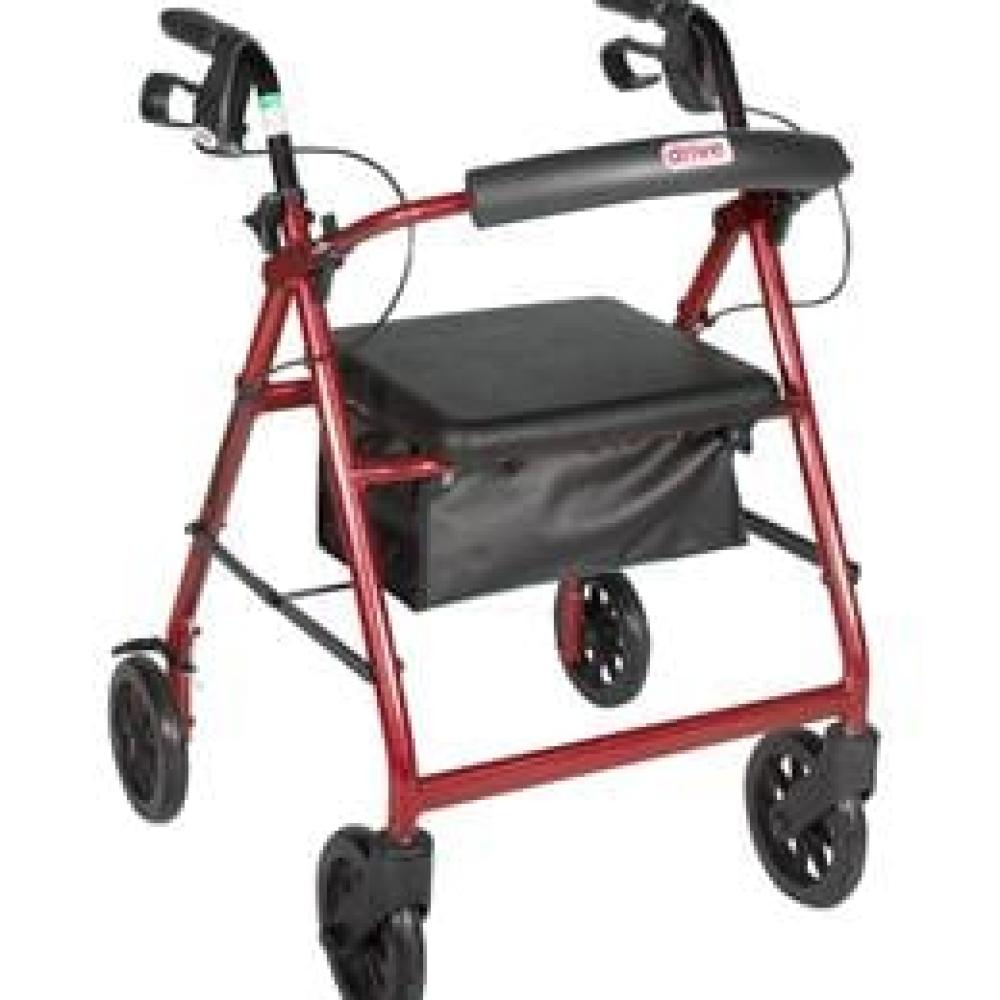 Image for product - Rollator With Fold Up And Removable Back Support And Padded Seat Image for product - Rollator With Fold Up And Removable Back Support And Padded Seat