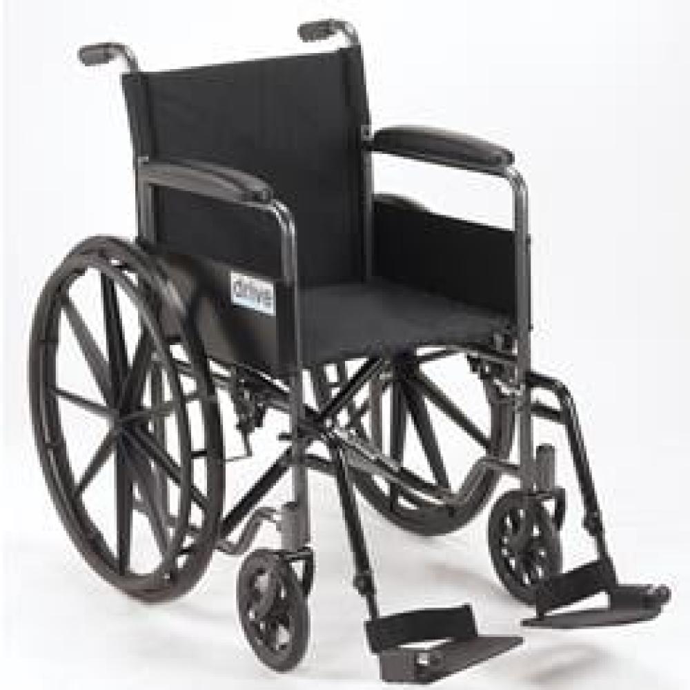 Image for product - Silver Sport 1 Wheelchair With Full Arms And Swing Away Removable Footrest