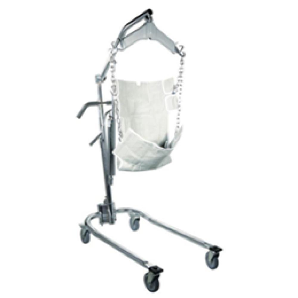 Image for product - Hydraulic Deluxe Chrome Plated Patient Lift with Six Point Cradle Image for product - Hydraulic Deluxe Chrome Plated Patient Lift with Six Point Cradle