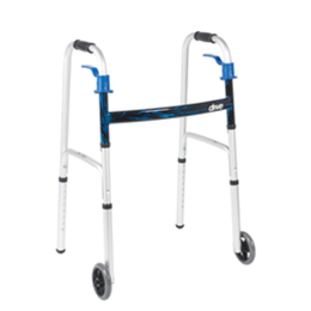 Image for product - Deluxe Trigger Release Folding Walker with 5 Image for product - Deluxe Trigger Release Folding Walker with 5