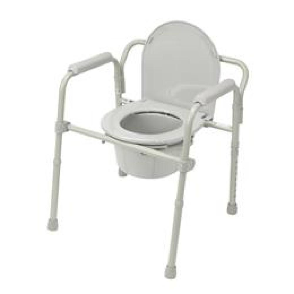 Image for product - Folding Steel Bedside Commode
