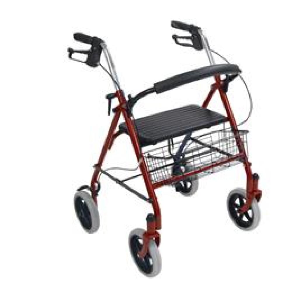 Image for product - Four Wheel Rollator With Fold Up Removable Back Support