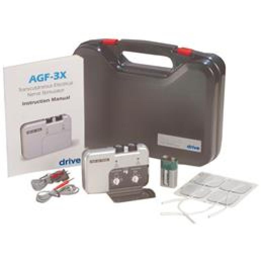Image for product - Portable Dual Channel Tens Unit With Electrodes And Carry Case