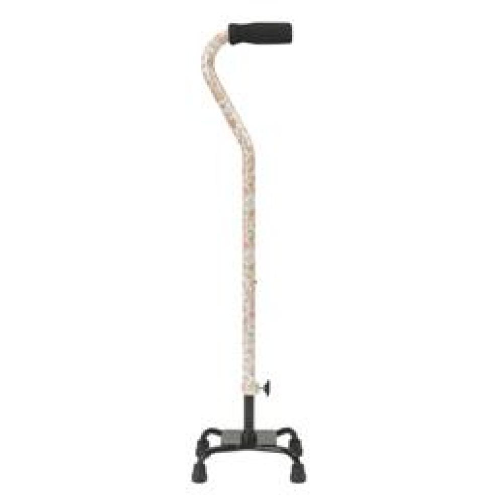 Image for product - Small Base Quad Cane With Foam Rubber Hand Grip