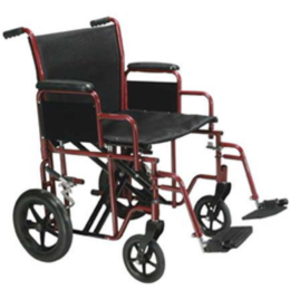 Image for product - BARIATRIC STEEL TRANSPORT CHAIR