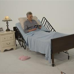 Image for product - No Gap Half Length Side Bed Rails With Brown Vein Finish thumbnail